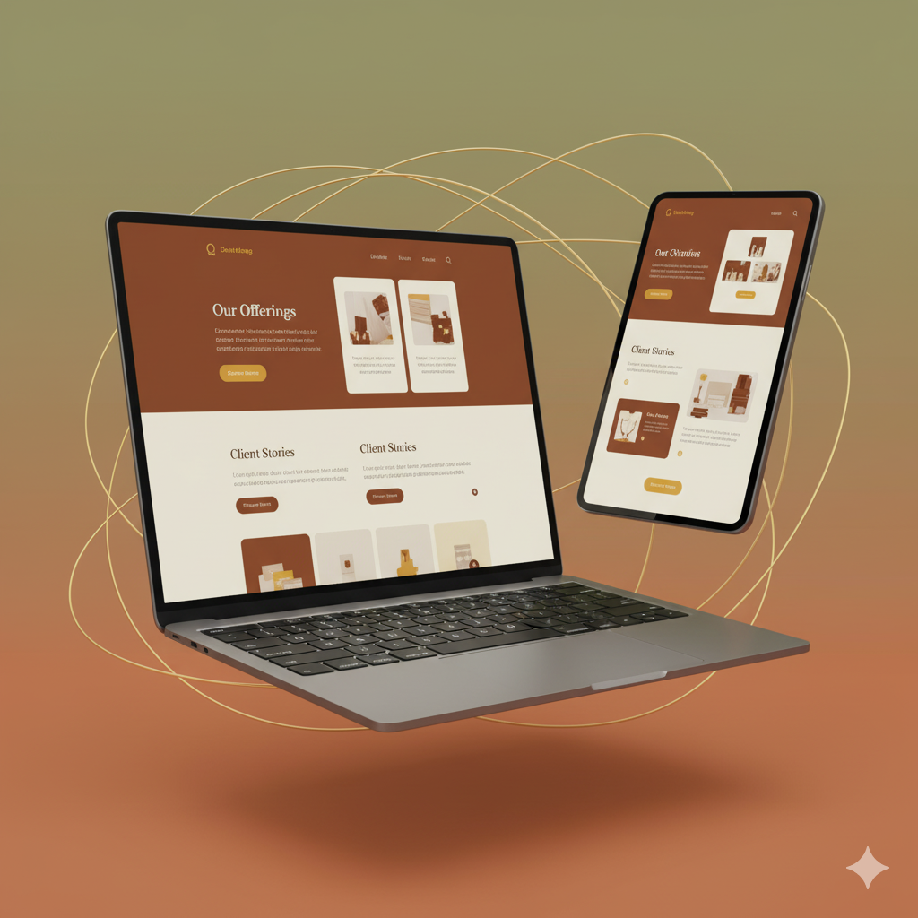 Marketing Landing Page Mockup